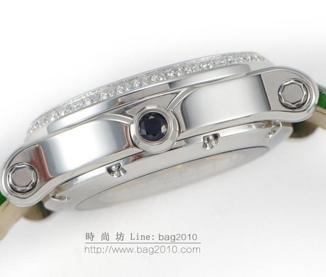 Chopard手錶 蕭邦快樂鑽系列 橢圓型機械6T28新款 蕭邦時尚女表 蕭邦機械女士腕表  hds1841